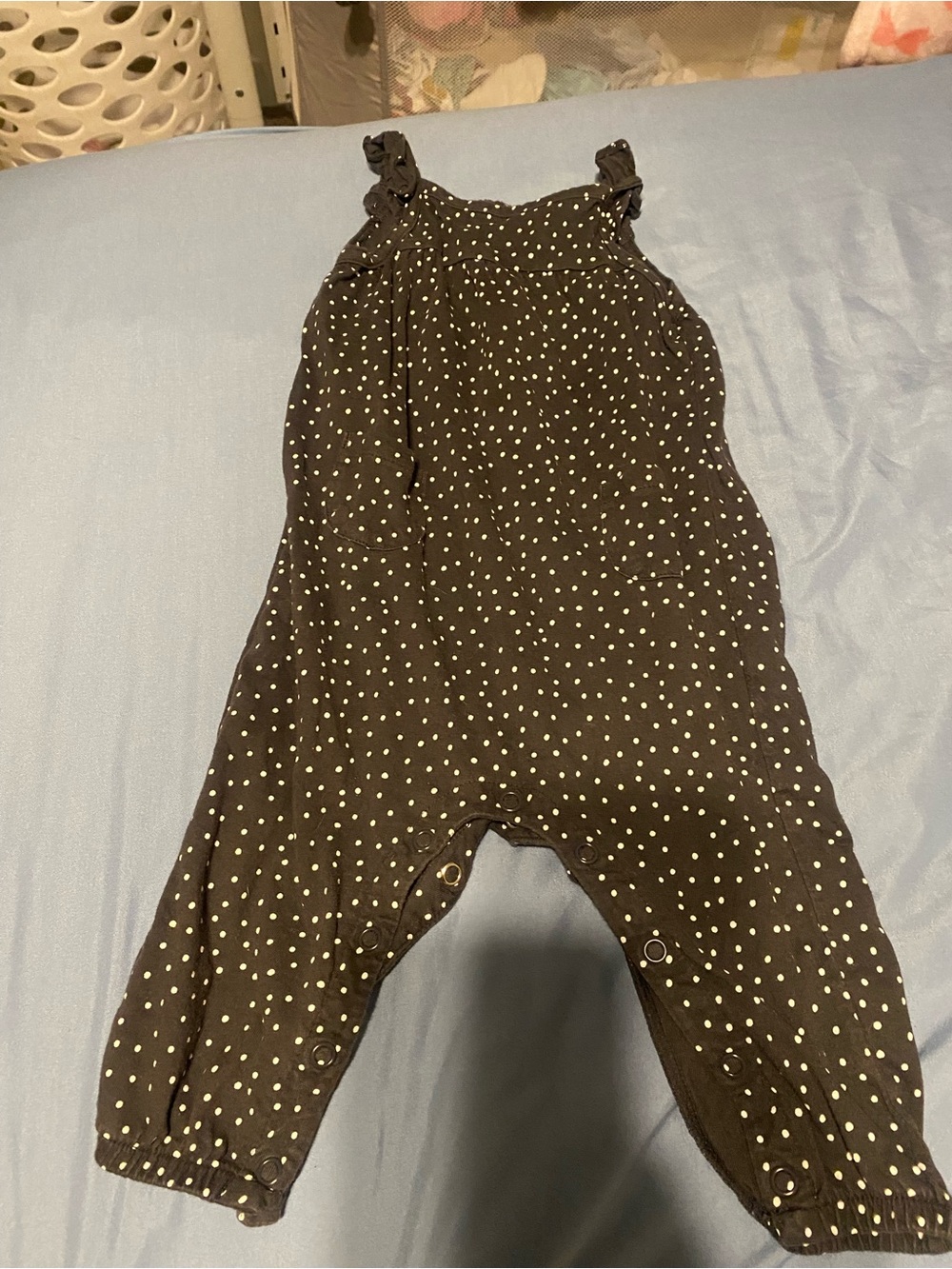 Carter's Brown Polka Dot One-Piece Bodysuit